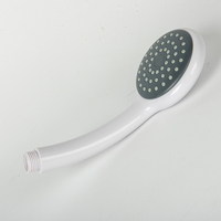 Pommeau de douche à main ABS avec grande buse ronde, haute pression, économie d'eau, pour salle de bain et douche quotidienne