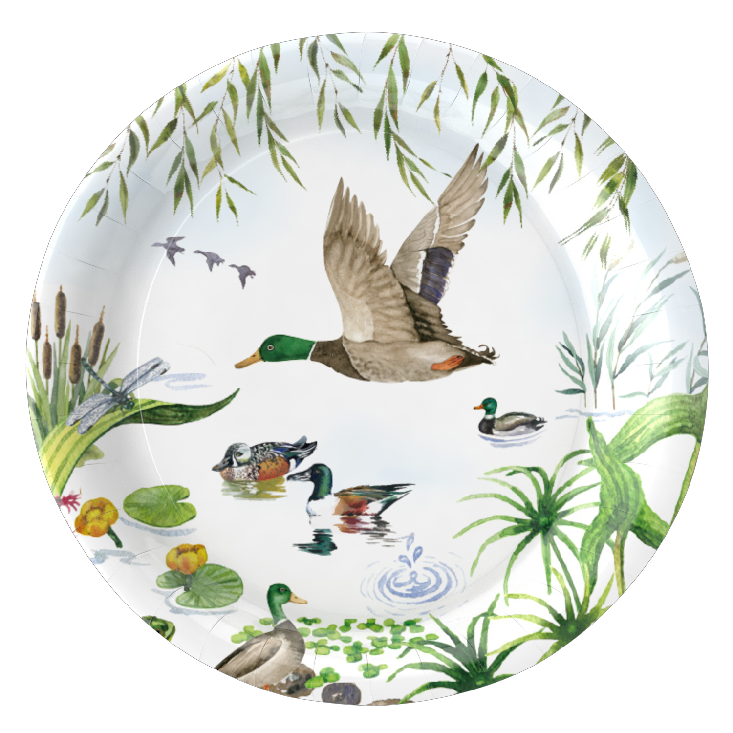 Assiette de 9 pouces * 16 pièces