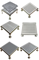 Chine Fournisseur Air Flow Ventilation Prix Plancher surélevé Distribution de l'air par le sol Grilles de sol surélevées perforées
