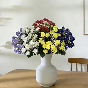 Ramo de Flores Artificiales de 5 Ramas y 25 Flores, Doble Capa, Mariposa de Mar, para Decoración, Jardinería DIY - Product Image 1
