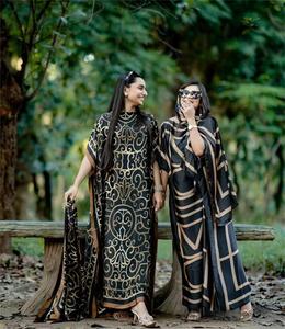 Fashion Casual Headscarf Abaya Arabic Caftan Africa <strong>Kaftan</strong> for Women Plus Size Silky Gown Suit - Product Image 2