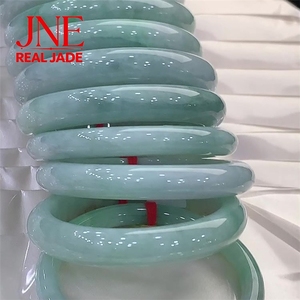 <span class=keywords><strong>Bracciale</strong></span> in Giada Naturale di Myanmar di Grado A con Fondo Glutinoso e Colorato, Gioiello Ornamentale, <span class=keywords><strong>Regalo</strong></span> per la <span class=keywords><strong>Festa</strong></span> <span class=keywords><strong>della</strong></span> <span class=keywords><strong>Mamma</strong></span> - Product Image 2