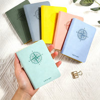 Carnet de notes personnalisé avec logo, format A6 A7, mini journal ligné, couverture en PU, bloc-notes portable, gravable, cadeau d'affaires, bureau, 100 feuilles