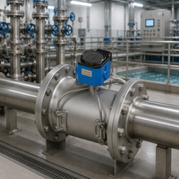 Medidor de Flujo de Agua Ultrasónico Digital Inteligente de Bajo Costo Yheng DN60, Lista de Precios de Medidores de Flujo de Agua de Área Variable