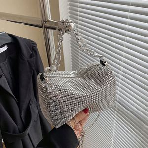 Ladies Diamond King Hand <b>Make</b>-<b>Up</b> Cross Body Fashion Chain One Shoulder Underarm Rhinestone Lady <b>Bag</b> - Product Image 4