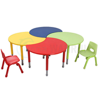 Meubles de jardin d'enfants réglables Bureau pour enfants Table d'étude et chaise