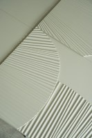 Panneau mural en cuir gaufré 3D blanc, panneau mural rembourré personnalisé en forme de feuille de palmier pour salon, télévision, villa, hôtel, décoration intérieure