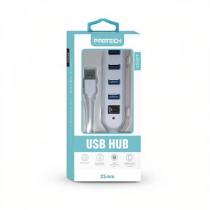 <b>USB</b> <b>Hub</b> 4 Port High Speed With Safety Switch For Multiple Devices - Product Image 1