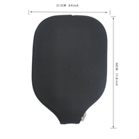 Housse de raquette de pickleball en néoprène personnalisée avec logo, étanche, motif imprimé sur mesure, accessoires pour raquettes de pickleball