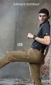 Pantalones de entrenamiento IX9 impermeables para hombre, pantalón táctico de camuflaje de fuerzas especiales para Exteriores, cargo, venta al por mayor