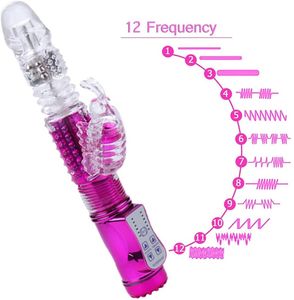 JoyPark donne giocattolo del sesso Clit-spot stimolazione <span class=keywords><strong>USB</strong></span> caricatore rotazione elettrica vibratori testa rotante coniglio vibratore per le donne - Product Image 6