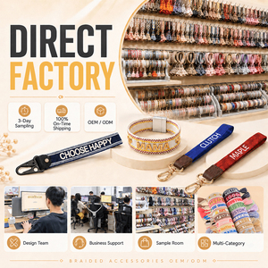 Braccialetti Intrecciati Personalizzabili all'Ingrosso, <span class=keywords><strong>Bracciali</strong></span> dell'Amicizia con Nappine Ricamate, Braccialetti in Tessuto per Uomo e Donna - Product Image 4