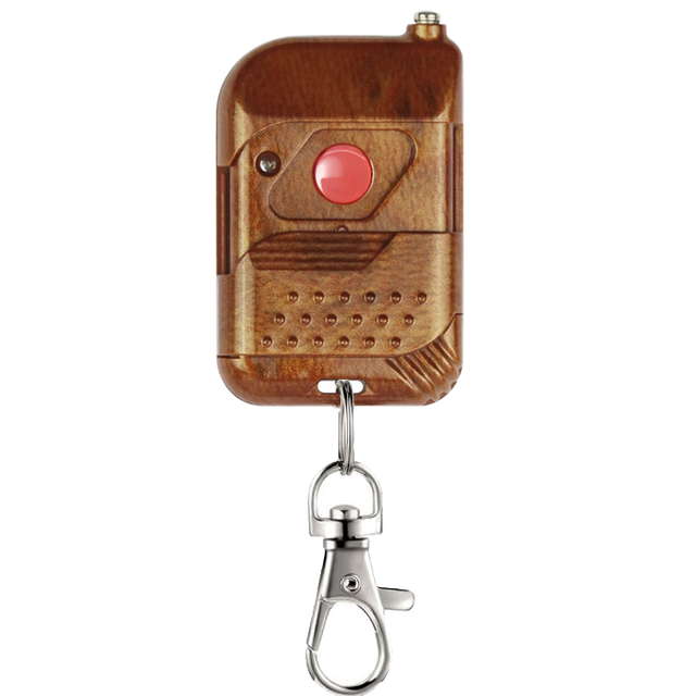 1-Button 433MHz RF Wireless Remote Control Ev1527 Learning Code Round Design