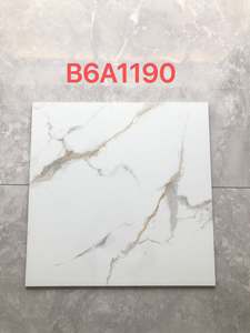 Baldosas de <span class=keywords><strong>Porcelanato</strong></span> <span class=keywords><strong>60x60</strong></span> Mármol Carrara <span class=keywords><strong>Blanco</strong></span> Esmaltado para Piso - Product Image 2