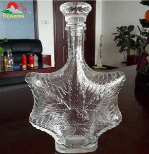 Bouteille en verre bleu en forme unique de 250 ml pour <span class=keywords><strong>sirop</strong></span> <span class=keywords><strong>d</strong></span>'<span class=keywords><strong>érable</strong></span> <span class=keywords><strong>au</strong></span> design personnalisé - Product Image 4