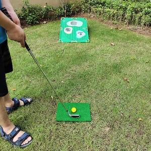 Filet d'entraînement de balançoire de golf intérieur et extérieur Portable filet de pratique de tige de coupe de golf et ensemble de Cage de frappe de cible de cour - Product Image 3