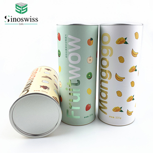 Nhôm Dễ Dàng Bóc Nắp Thực Phẩm Đóng Gói Thiếc Đóng Băng Trái Cây Khô Giấy Ống Với Nắp Kim Loại Thực Phẩm <span class=keywords><strong>Tin</strong></span> Lon Rỗng - Product Image 3