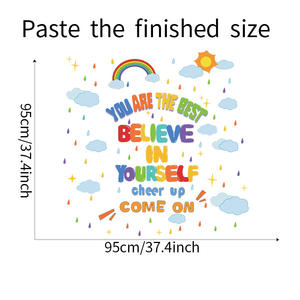 Décoration de la maison sticker mural amovible 3d inspirant pour chambre de bébé garçon - Product Image 6