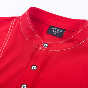 Polyester Spandex Restauration Restaurant Café Bar Attente Personnel Uniforme Unisexe Logo Personnalisé Hôtel Personnel Uniforme Pour Serveur Serveuse - Product Image 2