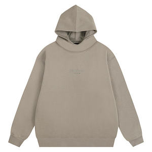 Veste polaire fine de marque tendance, polaire épaisse à double doublure avec capuche pour couple, pull style ESS 24 - Product Image 2