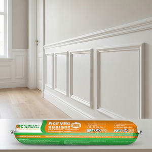 Scellant silicone transparent neutre à composant unique pour vitrage, résistant aux intempéries, flexible et durable, emballage - Product Image 1