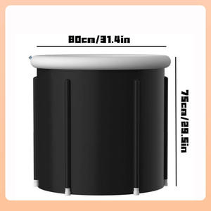 Baignoire glacée portable <span class=keywords><strong>pour</strong></span> la récupération <span class=keywords><strong>de</strong></span> thérapie des athlètes Baignoire plongeante froide Baignoire gonflable Sauna <span class=keywords><strong>Spa</strong></span> Baril chaud et froid avec <span class=keywords><strong>couvercle</strong></span> - Product Image 3