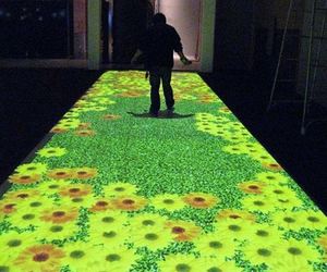 Système de projection interactive au sol pour aire de jeux intérieure, projecteur publicitaire holographique 3D avec capteur de mouvement, 2x3m+2x6m 1024x768 - Product Image 1
