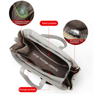 <span class=keywords><strong>Bolsa</strong></span> de Maternidad para Mamá y Bebé, <span class=keywords><strong>Bolsa</strong></span> de Pañales Resistente de Tela Oxford, <span class=keywords><strong>Bolsa</strong></span> de Almacenamiento Funcional - Product Image 3