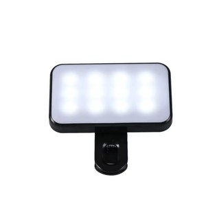 Led Lumineux Haute Puissance <span class=keywords><strong>Live</strong></span> Selfie Portable Prendre <span class=keywords><strong>Photo</strong></span> Jouer Vidéo Mini Fill Lampe Clip Extérieur 3 Couleurs Usb Rechargeable Lumière - Product Image 2