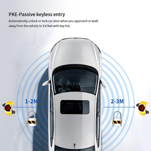 Système d'entrée sans clé passive EASYGUARD CANBUS PKE avec démarrage à distance et démarrage par bouton-poussoir compatible avec Benz V177, X247, W247, H247 avec bouton de démarrage OEM - Product Image 2