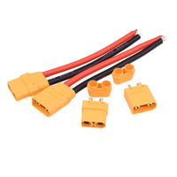 Connecteurs AMASS XT90H en laiton ABS mâle-femelle pour modèles d'avions, drones, batteries au lithium, prise banane haute intensité IP44 45A