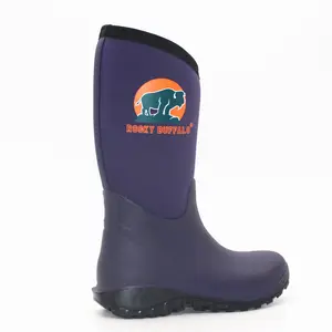 Chaussures de <span class=keywords><strong>chasse</strong></span> imperméables à la boue, bottes de camouflage, temps <span class=keywords><strong>froid</strong></span>, hiver, néoprène, anti-serpents, hommes adultes, tissu en coton, caoutchouc - Product Image 1