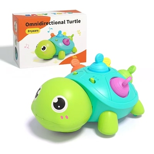 FiveStar New Toddle <strong>Toy</strong> Interactive Musical Nature Sound Tummy Time Infant Baby <strong>Toys</strong> Cartoon Universal <strong>Turtle</strong> Crawling <strong>Toy</strong> - Product Image 1