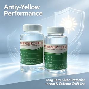 Résine époxy transparente JITIAN AB H0601, <span class=keywords><strong>colle</strong></span> <span class=keywords><strong>de</strong></span> doming cristalline dure pour <span class=keywords><strong>bijoux</strong></span>, badges métalliques, moulage et revêtement <span class=keywords><strong>de</strong></span> signalétique - Product Image 3