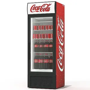 Coca mini geladeira refrigerador, mini geladeira neveras exibição de monstro energia bebida geladeira vermelho bull geladeira