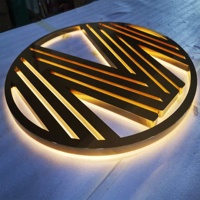 Hot Promotionnel LED Logo Lettre Signes Business Custom Shop Publicité Enseigne 3d Store Outdoor Backlit Sign