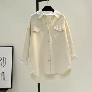 Kemeja Korduroi Wanita Atasan Blus Wanita Kemeja Korduroi Longgar - Product Image 3
