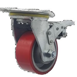 SYSanjang 1,5 2 2,5 3 Zoll Top-Lieferant Langlebige rote Farbe Light Duty <span class=keywords><strong>Brown</strong></span> TPR <span class=keywords><strong>Swivel</strong></span> <span class=keywords><strong>Caster</strong></span> - Product Image 2