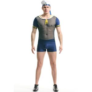 Pantalones Cortos de Marinero para Hombre, Disfraz Sexy para Halloween, Purim, Cosplay, Discoteca, Carnaval, Fiesta - Product Image 6