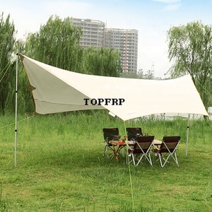 High Quality Tent <b>Tarp</b> Awning Shelter Telescopic Support Pole - Product Image 5