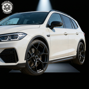 Jantes de voiture en alliage forgé personnalisables en couleur, 5 trous, 17, 18, 19, 20, 21, 22, 24 pouces, 20, 25, 30, 35, 40, 45 mm, pour <span class=keywords><strong>Audi</strong></span> Q8, Benz, BMW - Product Image 3