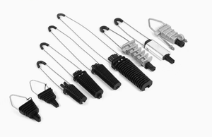Abrazadera de tensión helicoidal preformada para cable de fibra óptica ADSS - Product Image 1
