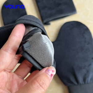 Nhãn hiệu riêng cơ thể chà massage áp dụng tinh dầu miếng bọt biển ngón tay cái thuộc da găng tay tự thuộc da găng tay - Product Image 3