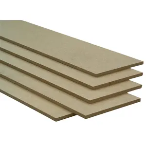 Hochwertige MDF-Platte Rohplatte mit mittlerer Dichte Faserplatte MDF E2 2,5 mm bis 25 mm Holz in China für Möbel hergestellt