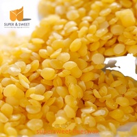 Pastilles de cire d'abeille 100% pure naturelle biologique, granulés de qualité alimentaire non blanchis pour cosmétiques, MOQ 1KG, vente en gros, échantillon gratuit, Chine
