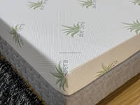6 pouces moins cher comprimé rebondi mousse ressort fabriqué en usine Matrass meilleur vendeur Queen Bed prix métal superposé lit éponge matelas
