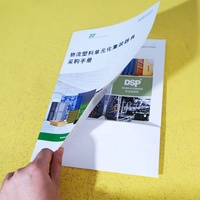 Impression de boîte personnalisée de haute qualité feuille d'or estampage A4 A5 brillant papier classe présentation dossiers de fichiers professionnels avec poches