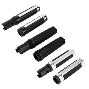 Poignées de guidon de moto CNC pour Harley Softail Fat Boy <span class=keywords><strong>Deluxe</strong></span> 2025 Touring <span class=keywords><strong>CVO</strong></span> Street Road Glide 2023-2025 FLTRX - Product Image 1