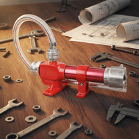 Générateur de mousse en acier au carbone flexible à haute expansion, machine portable pour la production de mousse, injecteur de mousse en ligne pour la lutte contre l'incendie