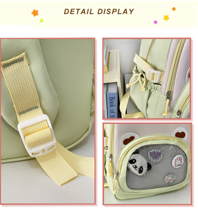 Zaini Scolastici Impermeabili Antifurto Personalizzabili con Logo per Studenti, Ragazzi e Ragazze, Zaini Alla Moda per Laptop - Product Image 3